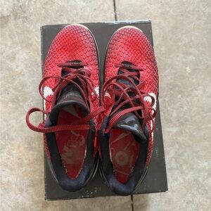 Nike Authentic Kobe Red and Black Men's Athletic Shoes